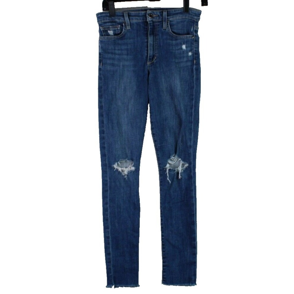 JOES JEANS High Rise Skinny Ankle Jeans Womens Size 26 Blue Distressed
